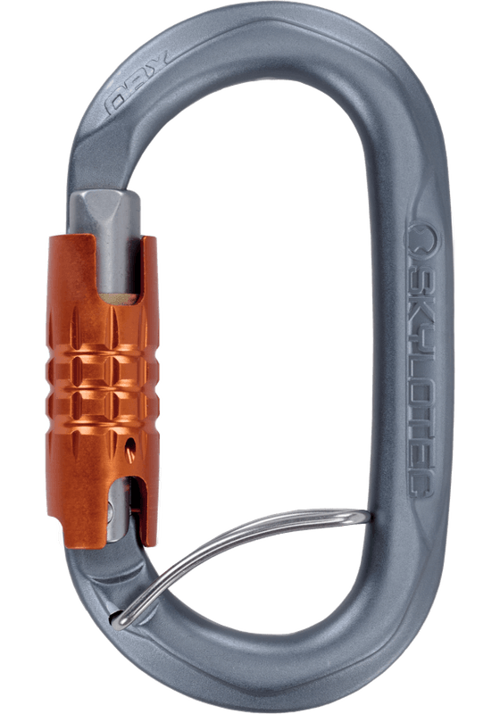 SKYLOTEC OBX TGL oval alu trilock karabin med låsepinne