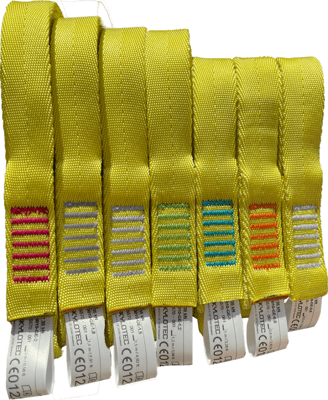 SKYLOTEC LOOP 35kN slynge gul m/grønn søm 1,2m