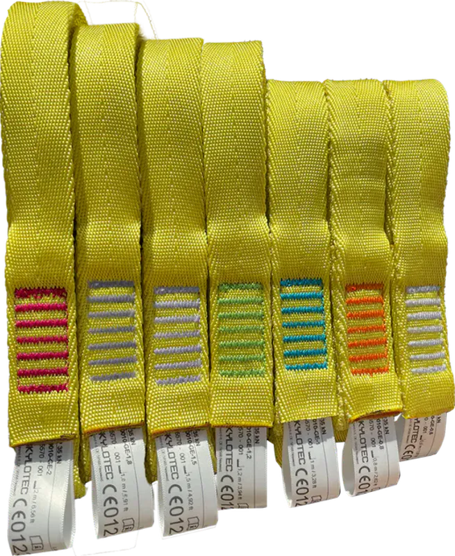 SKYLOTEC LOOP 35kN slynge gul m/hvit søm 0,6m