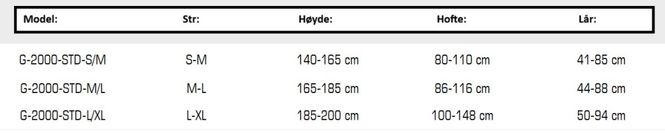 Hovedbilde SKYLOTEC AMPURI hel kroppssele S-M