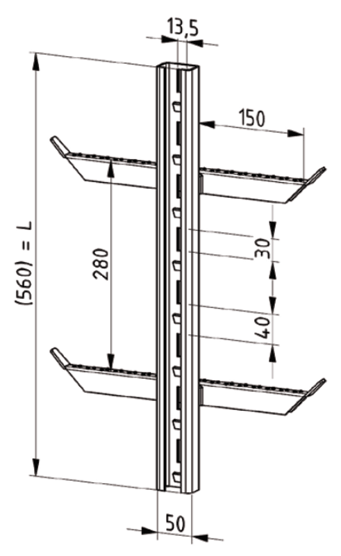 SKYTAC vertikal fallsikringsleider